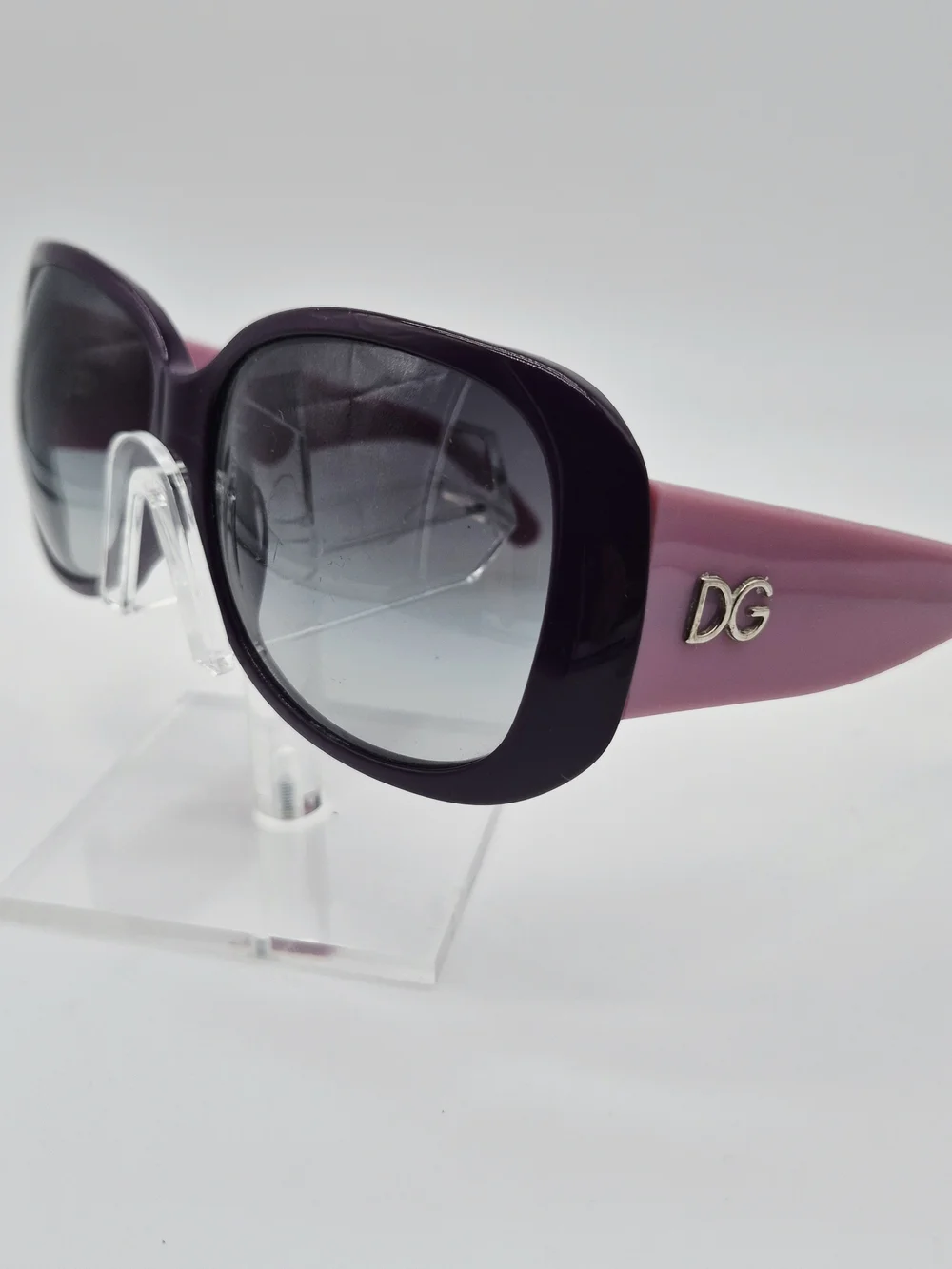 Dolce & Gabbana Purple/Pink Gradient Oversized Women's Sunglasses